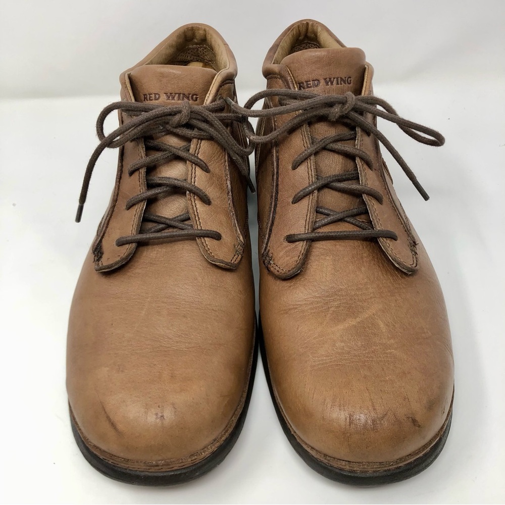 Red Wing Mens Soft Toe Leather Lace-Up Low Top Comfort Shoe Hiking Ankle Boot